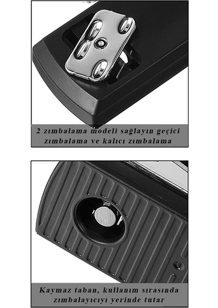 Zımba Makinesi Siyah S-5 Stapler No:10 1 Adet Küçük Zımba Makinası 10-15 Sayfa Ofis Büro Okul Öğrenci Küçük Boy