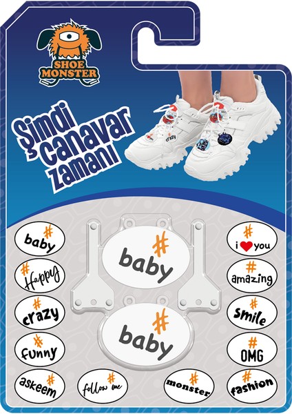 Baby Beyaz Charm Ayakkabı Aksesuarı fırsatları