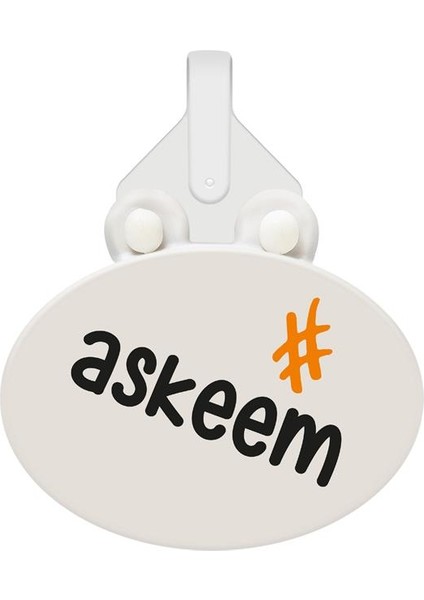 Askeem Beyaz Charm Ayakkabı Aksesuarı