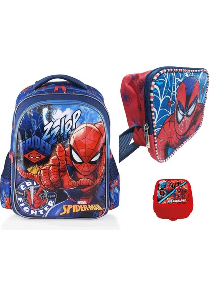 Spiderman Ilkokul Çantası Due Fıghter 41321 (3 Lü Set)