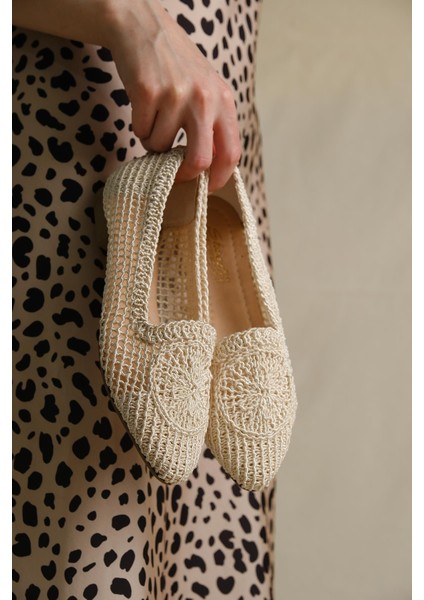 Lesta Kadın Örme Babet Kadın Ayakkabı