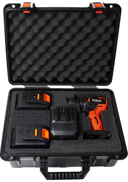 Kömürsüz Motor Çift Akülü Vidalama Matkap TPT-CD184B