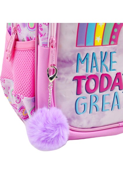 2 Bölmeli Soft Rainbow Pembe Okul Sırt Çantası (MU-6696) fırsatları