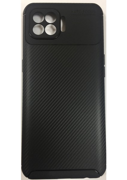 Oppo Reno 4 Lite Karbon Görünümlü Dayanıklı Lüx Silikon Kılıf