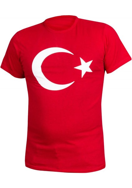 Çocuklar Için Türk Bayraklı Tişört 2 Yaş 12 Yaş Arası