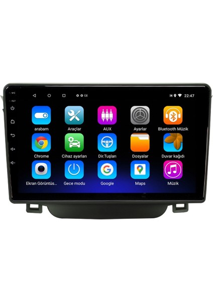 Hyundai I30 Android 4gb Ram 64 GB Rom Carplay 8 Çekirdek Multimedya Navigasyon Oto Teyp