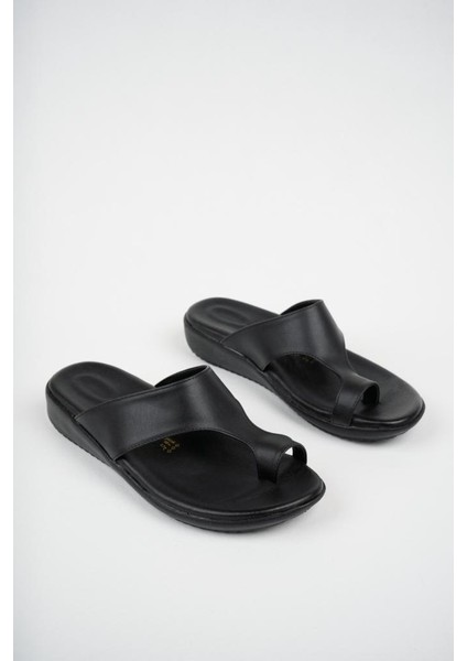 ARTI ARTI AYAKKABI ARTI-ARTI020-5001-01 Içi Hakiki Deri Ortopedik Topuk Dikeni Fonksiyonlu Siyah Terlik fırsatları