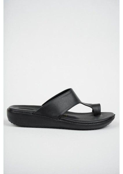 ARTI ARTI AYAKKABI ARTI-ARTI020-5001-01 Içi Hakiki Deri Ortopedik Topuk Dikeni Fonksiyonlu Siyah Terlik indirimleri