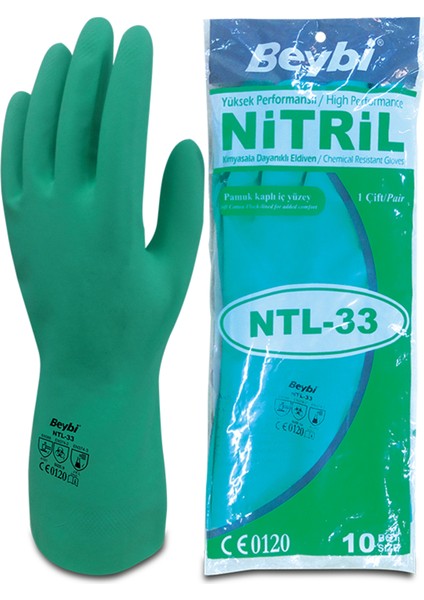 NTL33 Nitril Iş Eldiveni 7 Beden