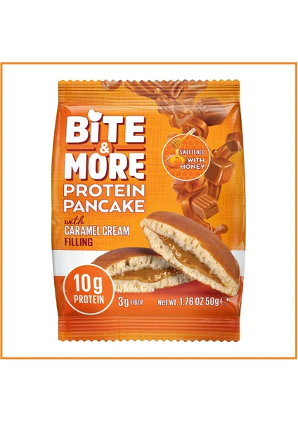 Bite & More Protein Pancake 50 Gr. - Caramel Cream