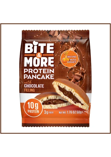 Bite & More Protein Pancake 50 Gr. - Chocolate