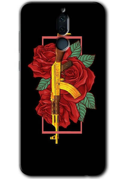 Huawei Mate 10 Lite Kılıf Hd Desen Baskılı Arka Kapak + Esnek Nano Cam - Bedel