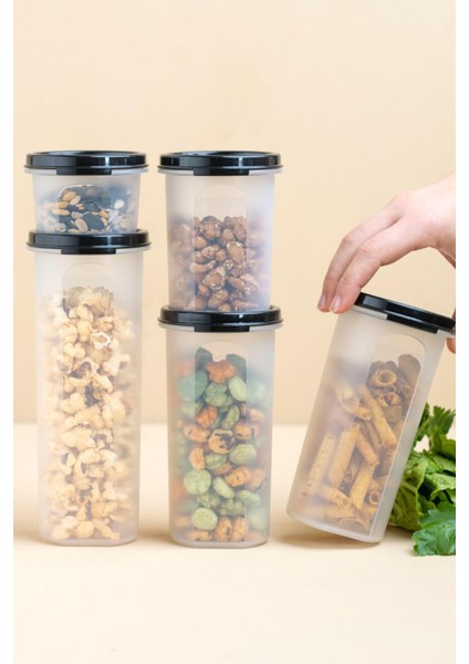 Oval Kuru Gıda Kabı 3 / 650 ml