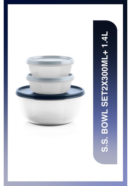 S.s. Bowl Set 1 (2X300ML 1.4l)