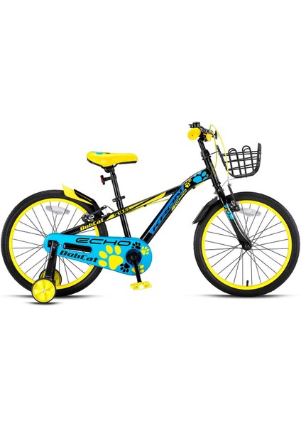Bobcat - 20'' - Vitessiz - V.b. - Siyah-Mavi/açık Sarı