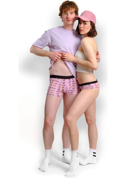 Mikromodal Boxer Rainbow Rave