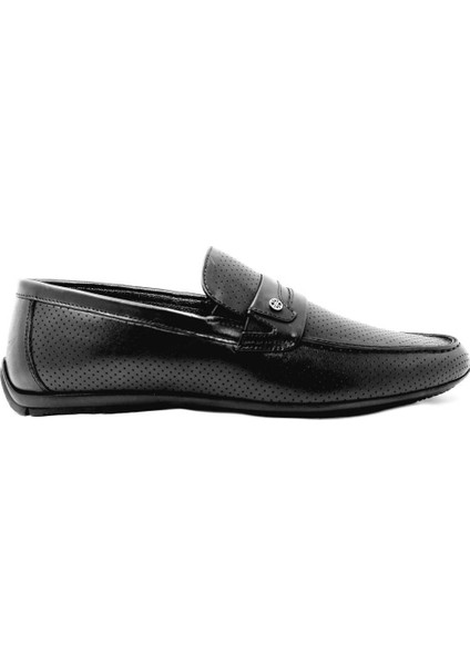 152-17028 Siyah Erkek Günlük Loafer Ayakkabı