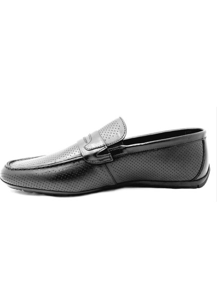 152-17028 Siyah Erkek Günlük Loafer Ayakkabı