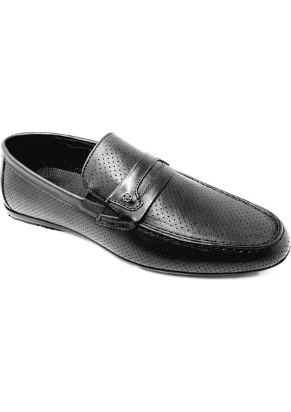 152-17028 Siyah Erkek Günlük Loafer Ayakkabı