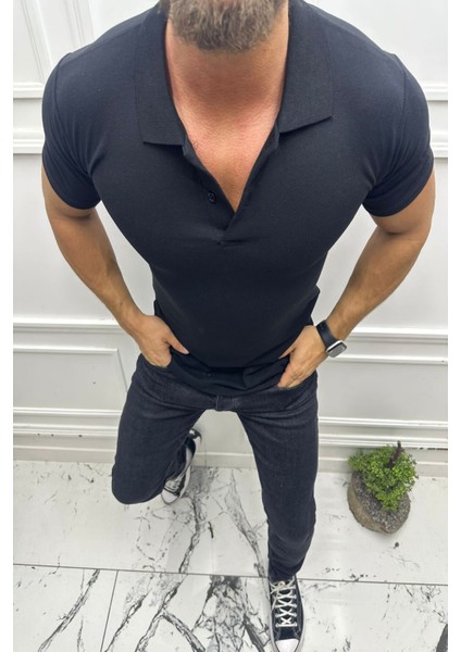 Polo Yaka Klasik Erkek Tshirt