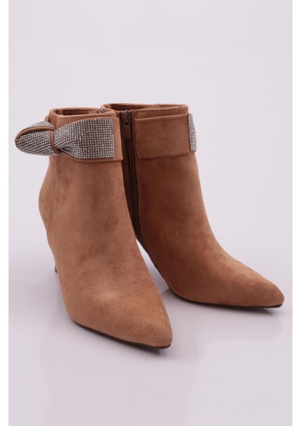 K100-22K Kadin Silver Taşli Topuklu Bot fiyatları