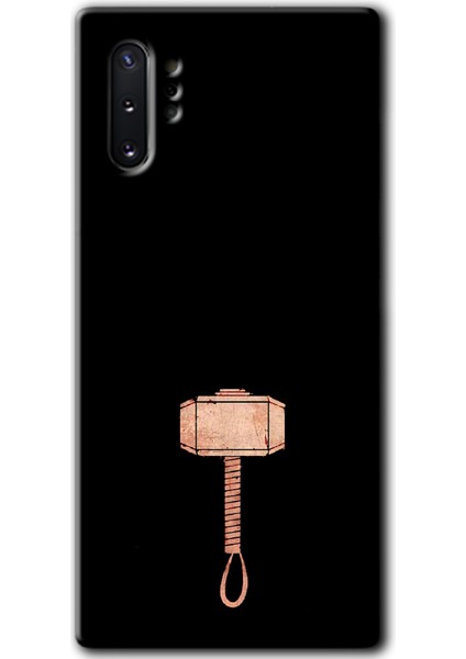 Galaxy Note 10 Plus Kılıf Hd Desen Baskılı Arka Kapak - Thor Çekiç