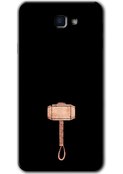 Galaxy J7 Prime Kılıf Hd Desen Baskılı Arka Kapak - Thor Çekiç