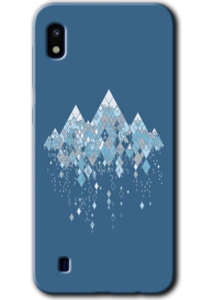Galaxy A10 Kılıf Hd Desen Baskılı Arka Kapak + Kırılmaz Cam - Iceberg