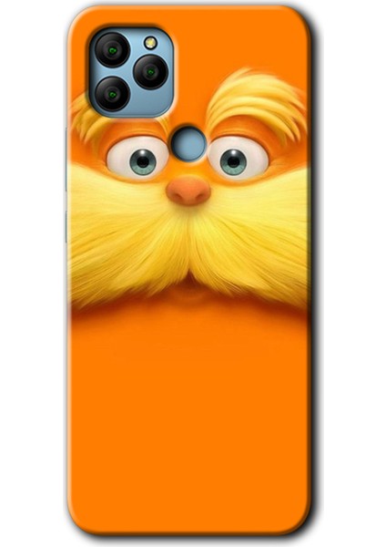 General Mobile Gm 22 Plus Kılıf Hd Desen Baskılı Arka Kapak + Kırılmaz Cam - Garfield