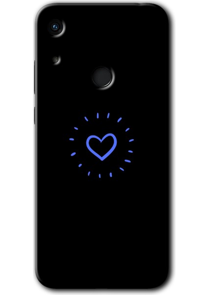 Huawei Y6S Kılıf Hd Desen Baskılı Arka Kapak + Kırılmaz Cam - Heart Strokes