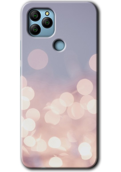 General Mobile Gm 21 Kılıf Hd Desen Baskılı Arka Kapak - Blur Lights