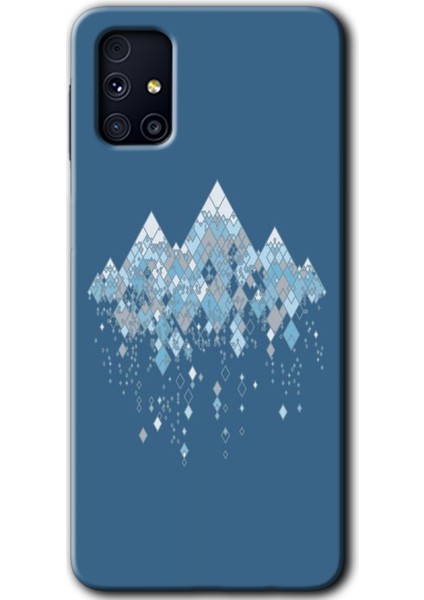 Galaxy M31S Kılıf Hd Desen Baskılı Arka Kapak + Kırılmaz Cam - Iceberg