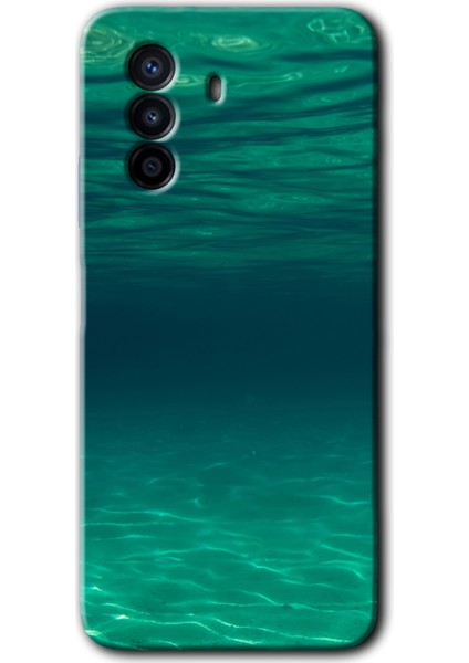 Huawei Nova Y70 Kılıf Hd Desen Baskılı Arka Kapak + Esnek Nano Cam - Derin Deniz