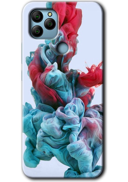 General Mobile Gm 22 Plus Kılıf Hd Desen Baskılı Arka Kapak + Esnek Nano Cam - Renkli Karışım