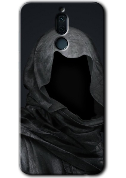 Huawei Mate 10 Lite Kılıf Hd Desen Baskılı Arka Kapak + Esnek Nano Cam - Death