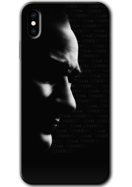 iPhone x Kılıf Hd Desen Baskılı Arka Kapak - Atam Izindeyiz
