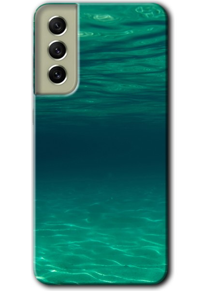 Galaxy S21 Fe Kılıf Hd Desen Baskılı Arka Kapak - Derin Deniz
