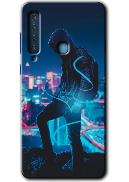 Galaxy A9 2018 Kılıf Hd Desen Baskılı Arka Kapak + Kırılmaz Cam - Spill Boy