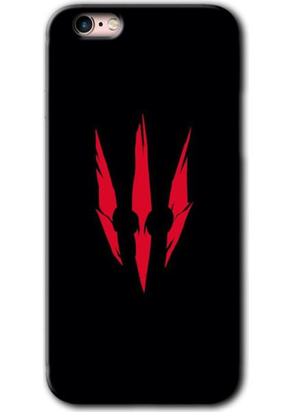 iPhone 6s Kılıf Hd Desen Baskılı Arka Kapak + Kırılmaz Cam - Ayı Pençesi