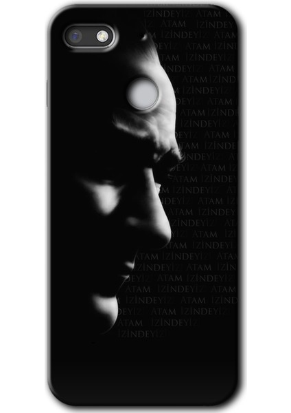 General Mobile Gm 8 Go Kılıf Hd Desen Baskılı Arka Kapak + Kırılmaz Cam - Atam Izindeyiz