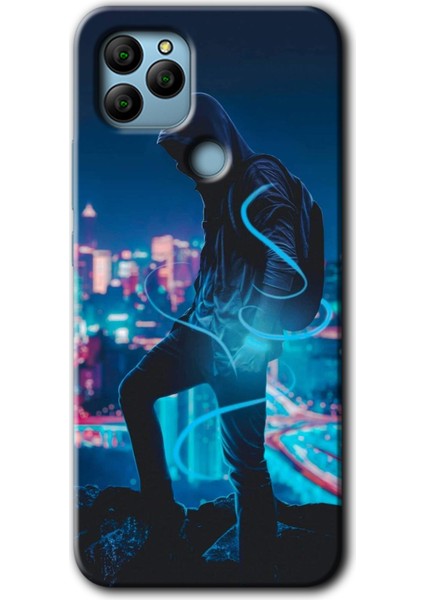 General Mobile Gm 22 Kılıf Hd Desen Baskılı Arka Kapak + Kırılmaz Cam - Spill Boy