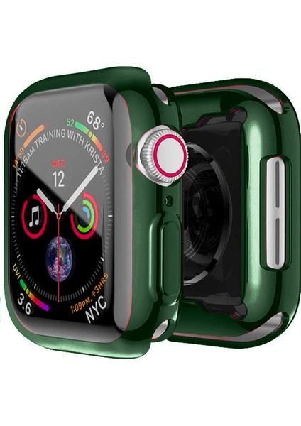 Apple Watch 7-8 45MM 360 Koruma Ultra Slim Silikon Kılıf