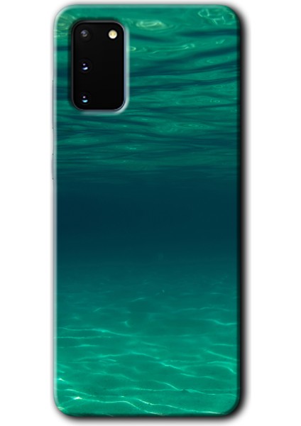 Galaxy S20 Kılıf Hd Desen Baskılı Arka Kapak - Derin Deniz