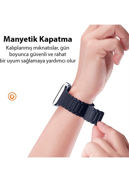 Dux Ducis Apple Watch 42-44-45MM Için Manyetik Armor Silikon Kordon Kayış fiyatları