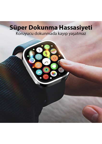 Dux Ducis Hamo Series Apple Watch Ultra 49MM Için Hard Pc Full Koruma Sert Armor Zırh Kılıf