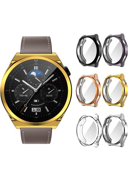 Huawei Watch Gt 3 Pro 46MM Kılıf 360 Full Koruma Ultra Ince Silikon Kılıf