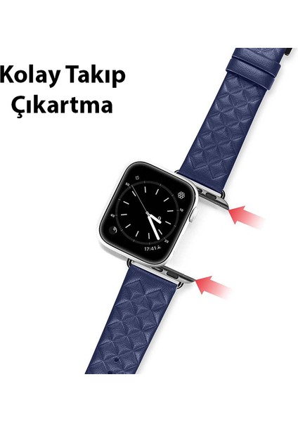 Dux Ducis Apple Watch 38-40-41MM Için Enland Serisi Premium Deri Kayış Kordon
