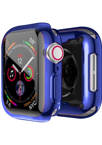 Apple Watch 7-8 45MM 360 Koruma Ultra Slim Silikon Kılıf