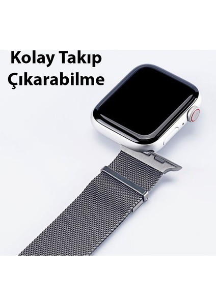 Dux Ducis Apple Watch 38-40-41MM Için Milanese Premium Milano Loop Kayış Kordon