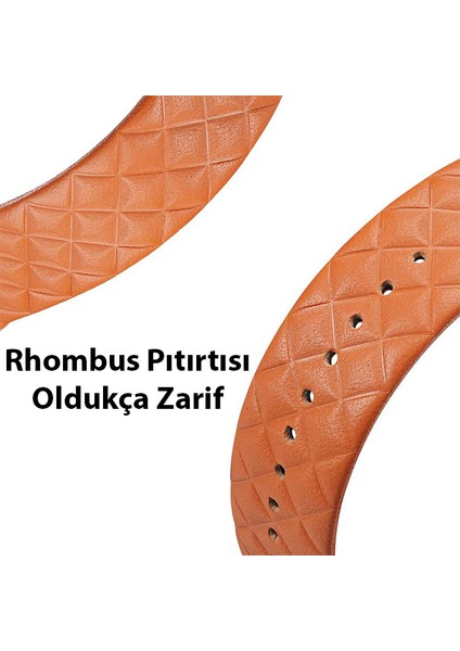 Dux Ducis Apple Watch 42-44-45MM Için Enland Serisi Premium Deri Kayış Kordon